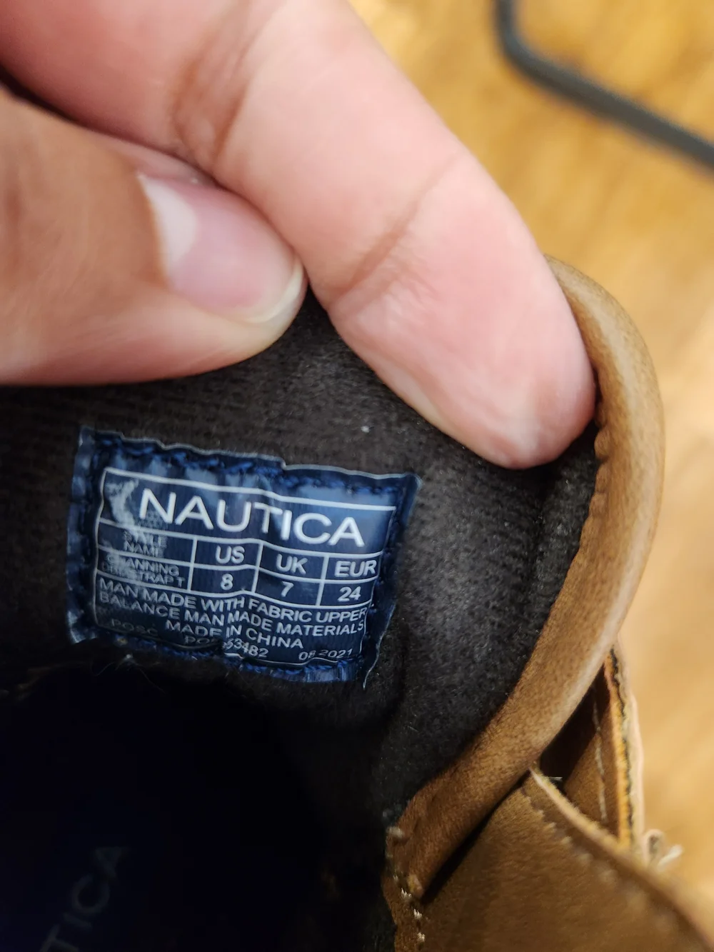 Nautica Brown and Gray Waterproof Kids Winter Boots